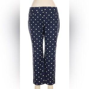 Banana Republic Navy Polka Dot Pants